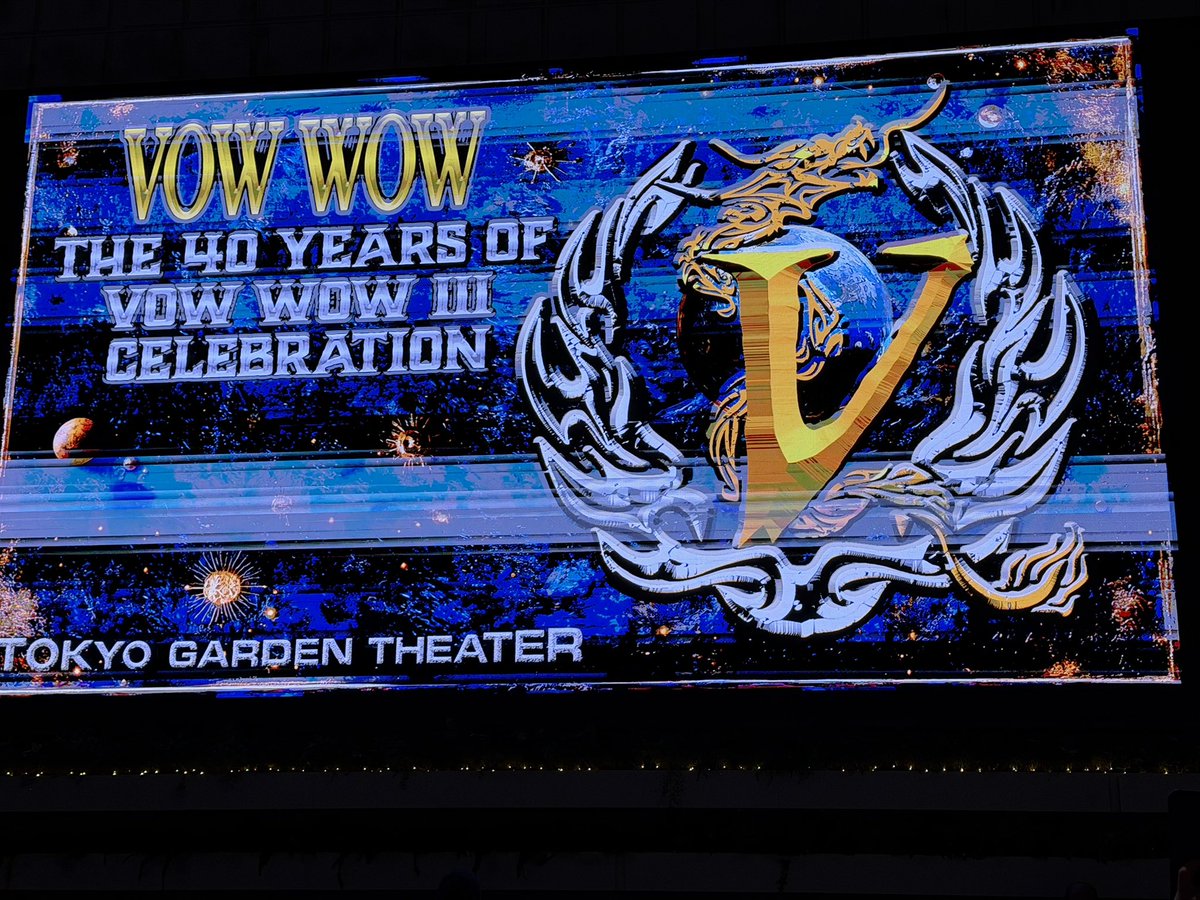 Masataka's tweet image. 本日はこれ
#VOWWOW