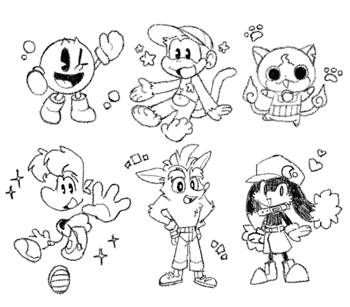 好きなゲームキャラかきかき