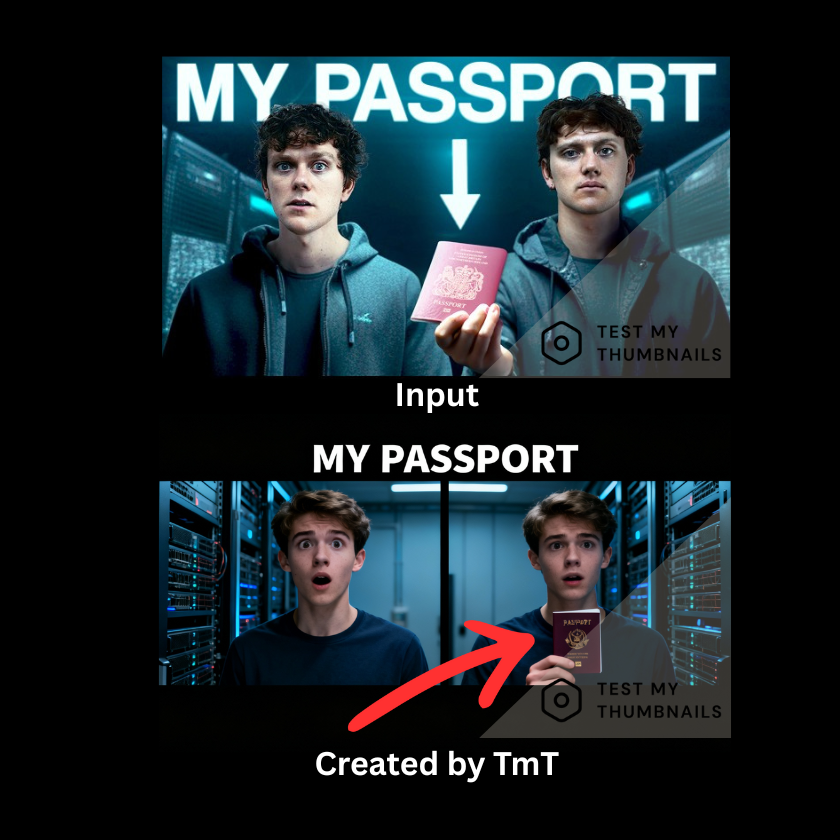 testmythumbnail's tweet photo. Before ⬇️ VS After Youtube Thumbnail Remake🤯

Title: I Let a Hacker Steal My Identity… Here’s What Happened https://t.co/iBjciMvKU3