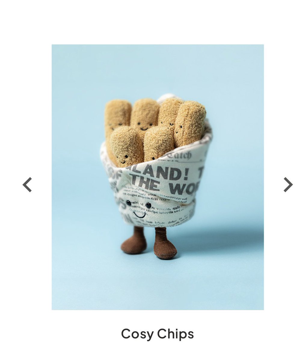 YouTubeで紹介したSelfridgesの Jellycat🧸フィッシュ＆チップスを買う