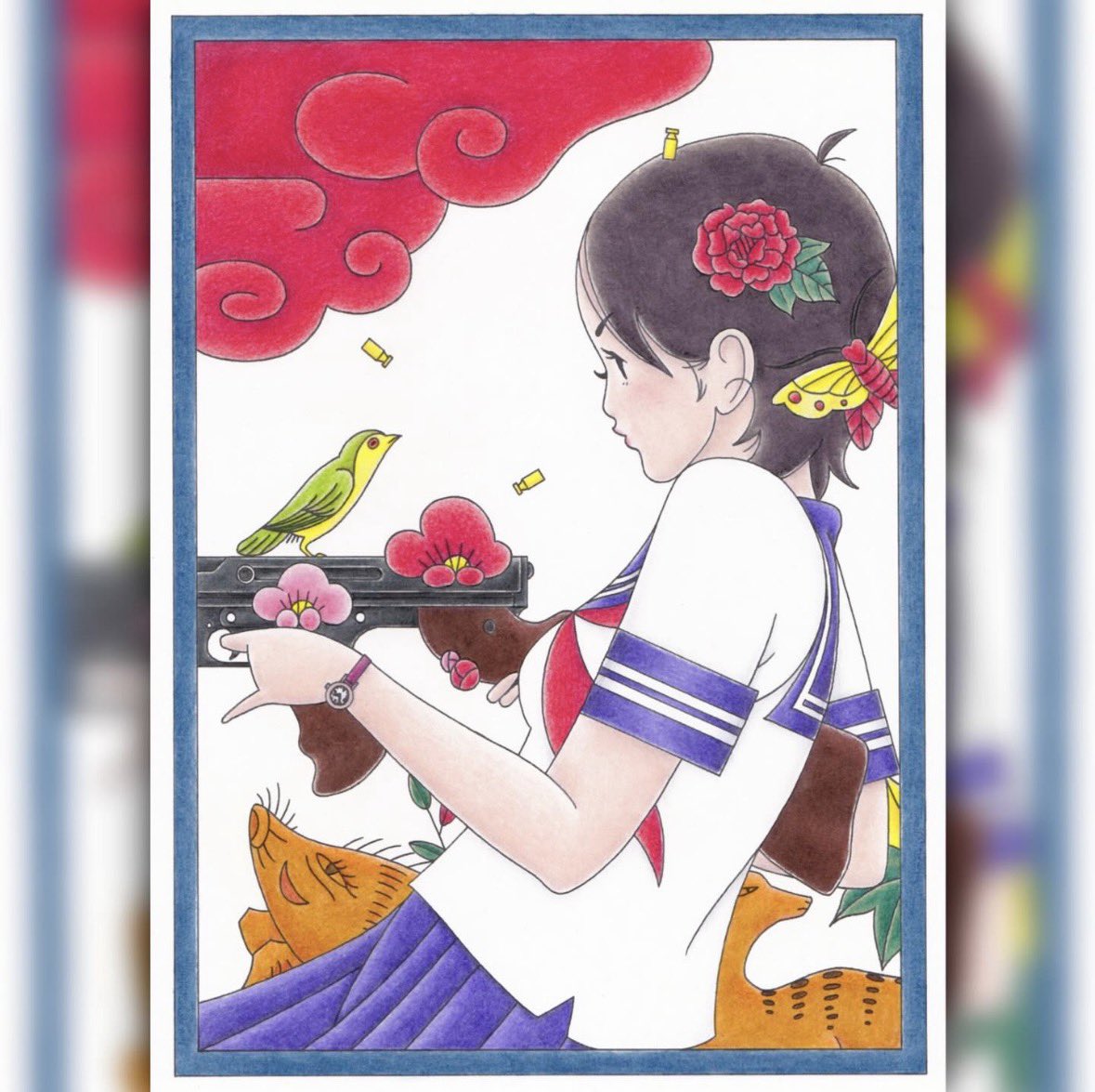 ariel2315_love's tweet photo. #塗り絵 #中村佑介ぬりえ #colorme https://t.co/3J3w8PFMWo