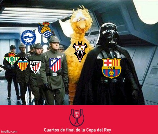 Vosotros tan tranquilos y en 3 días es el sorteo de cuartos de final...