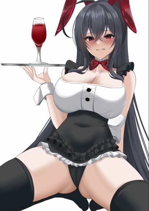 #AzurLane #アズールレーン 

大鳳にASAYORUメイドカフェコラボの衣装を着てもらった 