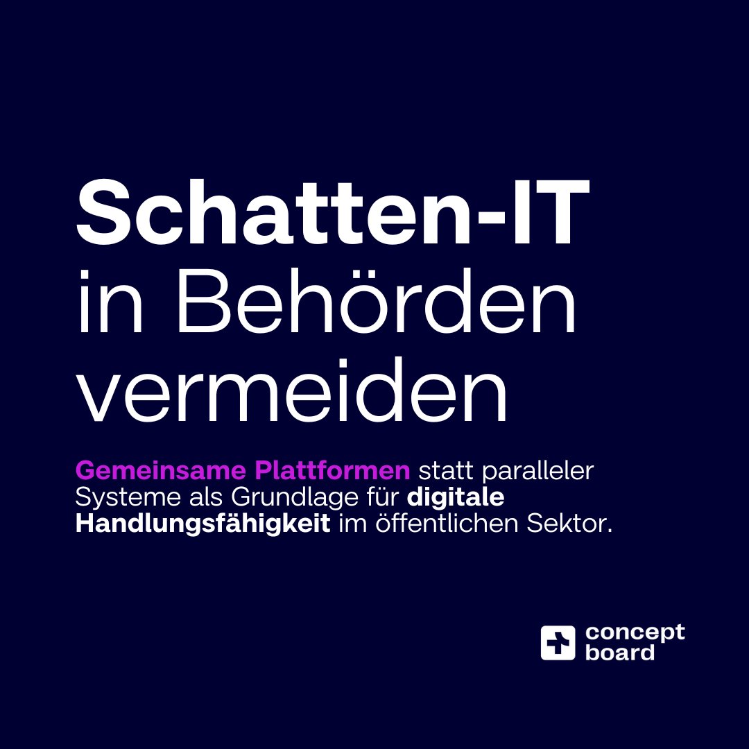 ConceptboardApp's tweet image. 🏛️ Zersplitterte IT-Strukturen sind das größte Effizienzproblem im öffentlichen Sektor. 
Jede Kommune, jedes Amt, jedes Ressort arbeitet mit anderen Tools. 

So entsteht teilweise 30% Mehraufwand durch doppelte Datenerfassung &amp;amp; fehlende Schnittstellen.

Die Lösung: Kooperation.