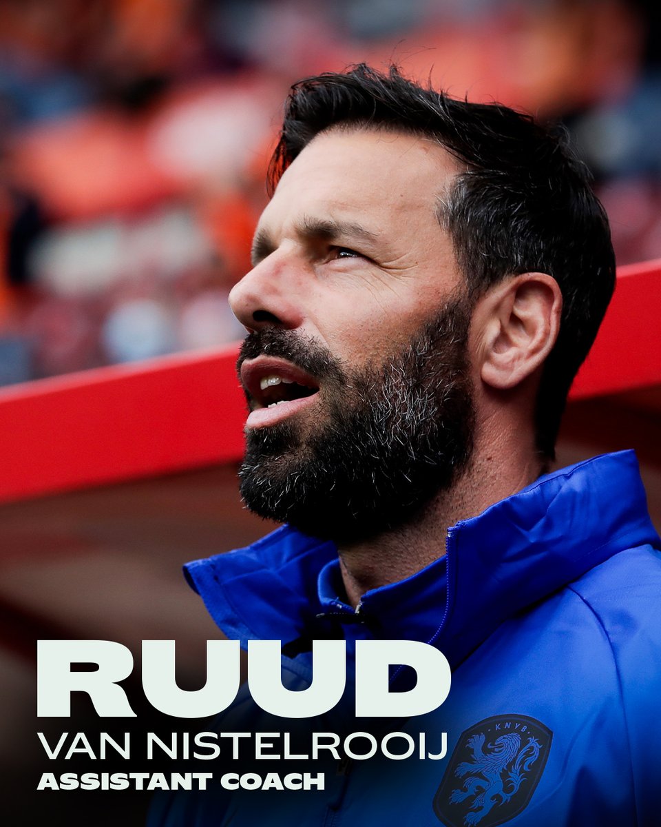 Ruud van Nistelrooij will be part of the Dutch national team's coaching staff from February 1. The former striker will join Ronald Koeman as an assistant coach in preparation of the 2026 FIFA World Cup.

Welcome back, Ruud! 🧡

#NothingLikeOranje #FIFAWorldCup
