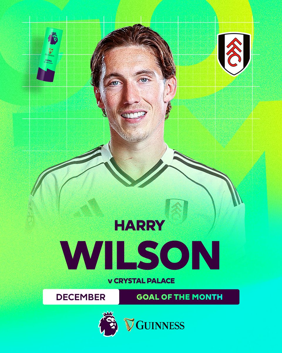 رسمياً | هاري ويلسون لاعب فولهام يفوز بجائزة أفضل هدف في شهر ديسمبر في الدوري الإنجليزي 