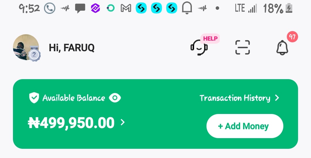 _phaarouq's tweet image. made my first 500k, just by pressing phone ❤🥂