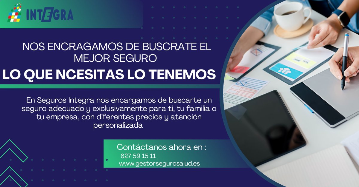 El seguro de salud que necesitas, con atención personalizada:

gestorsegurosalud.com

Tfno: 627 59 15 11