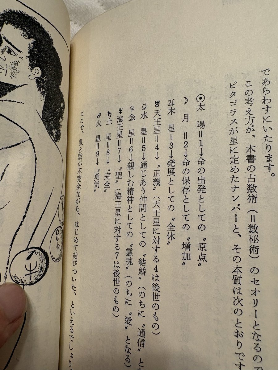 日本に星座占いを広めた門馬寛明氏の数秘術本でも9は火星、勇気や闘志。