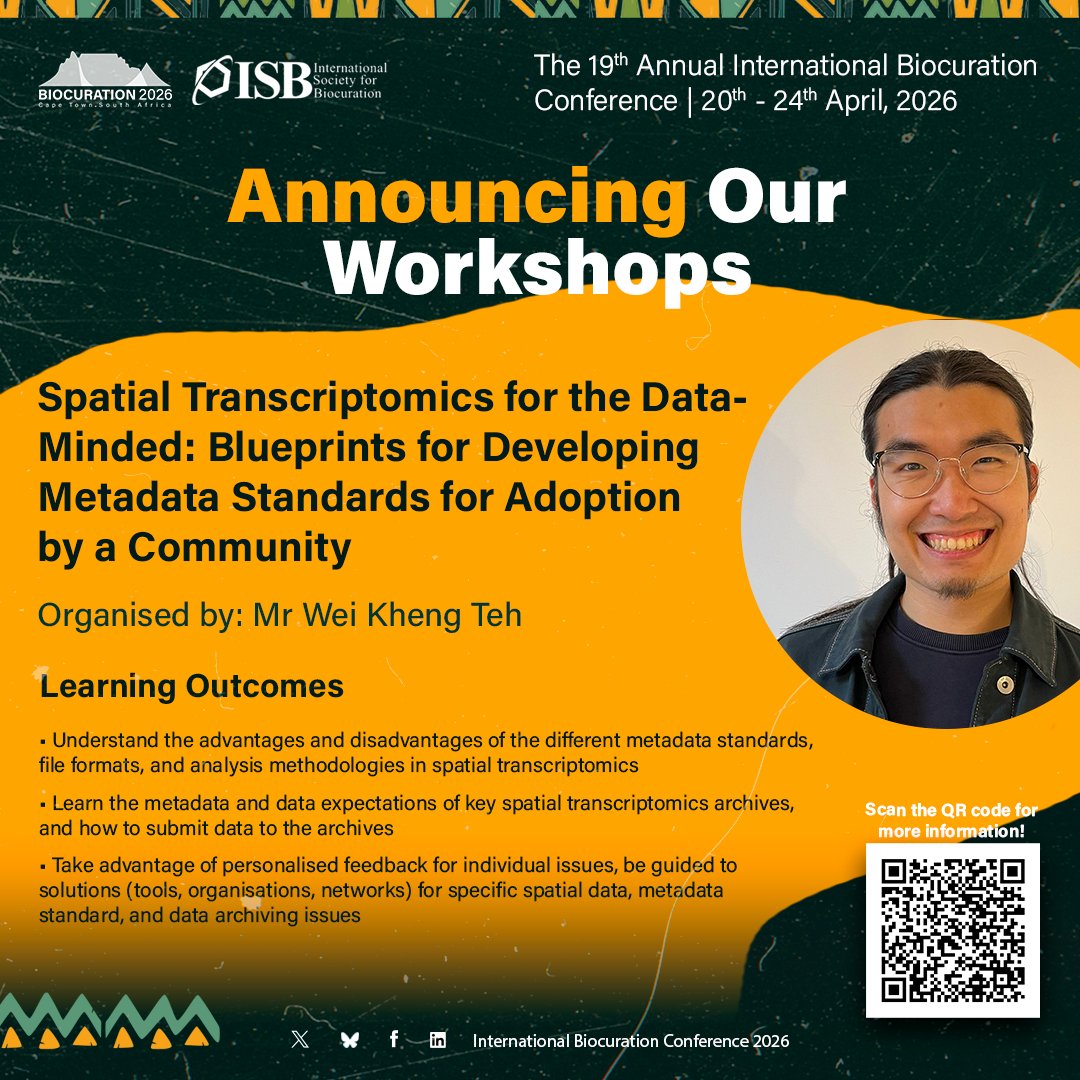 International Biocuration Conference 2026 tweet media