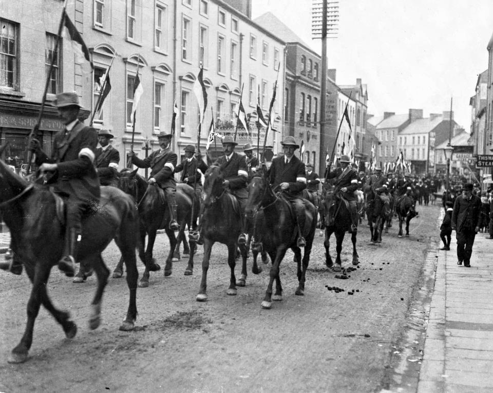 #OTD 24 Jan 1941, William Copeland Trimble died. Editor of the Impartial Reporter &amp; founder/C.O. of the UVF Cavalry in 1912. If Home Rule implemented or civil war broke out, the 309 man &amp; mount 'Enniskillen Horse' was to be moved to Belfast in the event of 'hostilities'