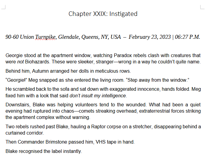 ASV3Z's tweet photo. ÆnigmaVerse | Chapter VI: Cataclysm
Penana: https://t.co/VZ2nDThXm5
Wattpad: https://t.co/FG6wsD4tRL
Royal Road: https://t.co/a3i6sFiEQT
Chapter XXIX: Instigated is also out now on Penana & Wattpad!
#ChapterExcerpts #Scifi #CosmicHorror #Webnovel #WritingCommunity https://t.co/TbLAbYLqN8