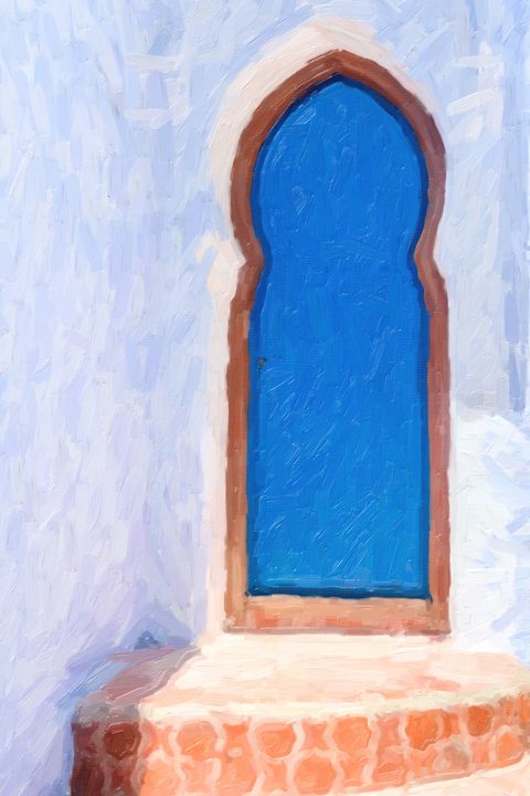 Art of the Day! "Chefchaouen". Buy at: ArtPal.com/pierivb?i=1082…