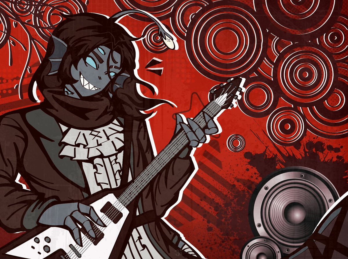 JiDrawz's tweet image. I think drawing the same character over and over again really shows how much ur artstyle improves, so shout out to Sebastian Solace for being my muse