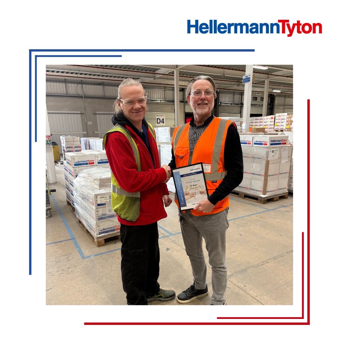 🎉 Celebrating 15 Years of Dedication! 🎉

A huge congratulations to Mikey on reaching an incredible 15-year milestone at HellermannTyton! 👏

#Congratulations #WorkAnniversary #15YearsStrong #HellermannTyton #Teamwork