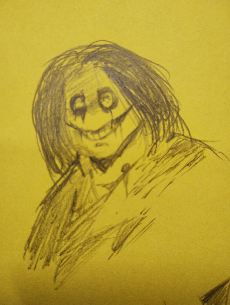 Raynnard's tweet image. Jeff the killer