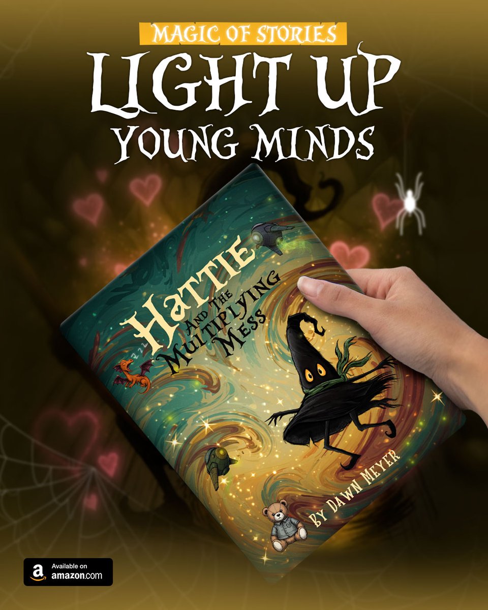 meyer_auth68257's tweet image. Hattie only wanted to try a simple spell but magic has a mind of its own! ✨
📖 Start your child’s adventure to day!
a.co/d/ipX1myM
#ChildrensBooks #MagicForKids #SistersLove #WitchStory #KidsFantasy #ReadAloudBooks #LearningThroughMagic #HattieAndTheMess