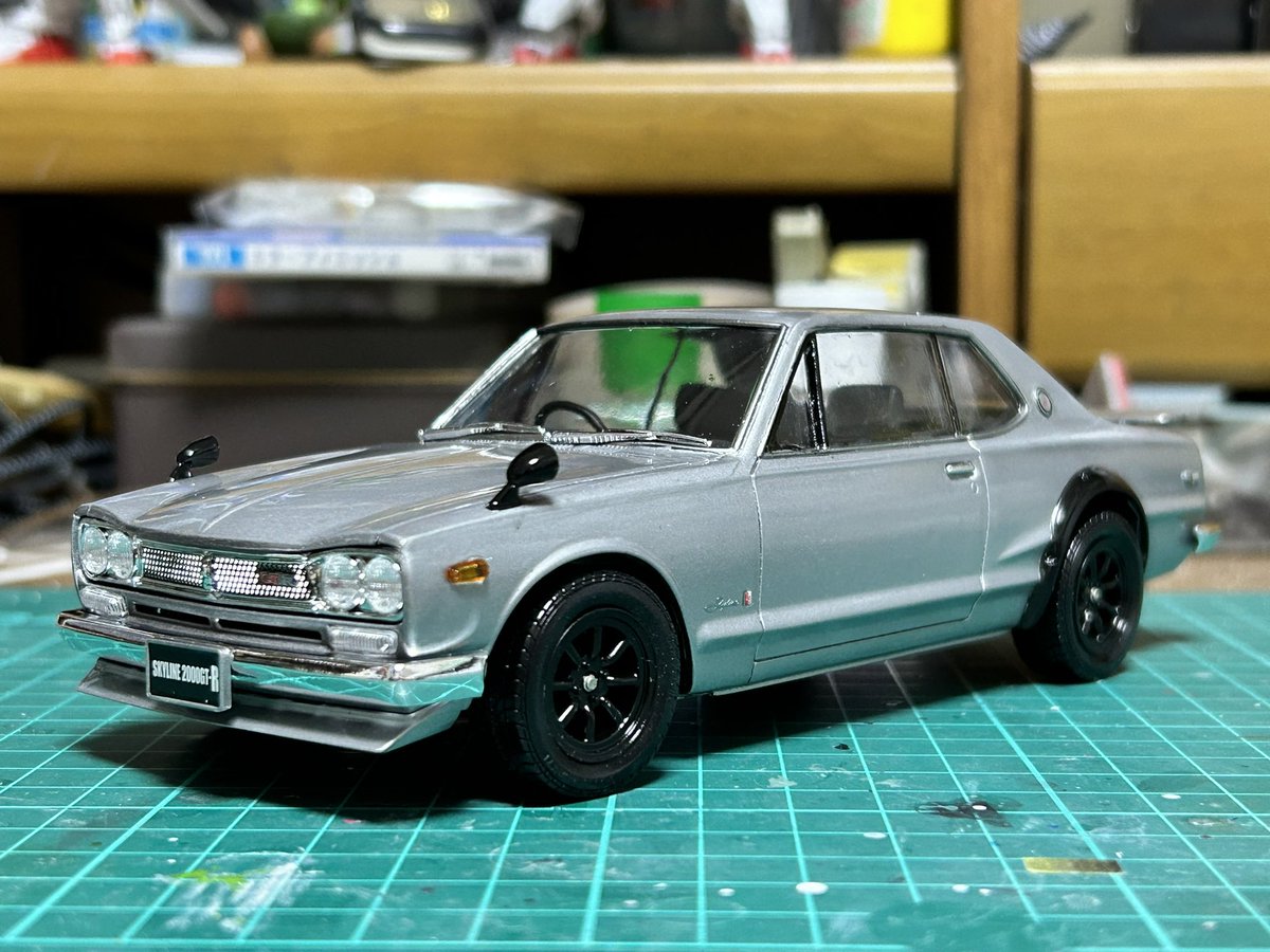 #ぎんいろーいプラモ上げまへんか