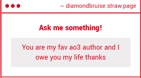 glad to hear it!! but you owe me nothing fr i love to share my writing