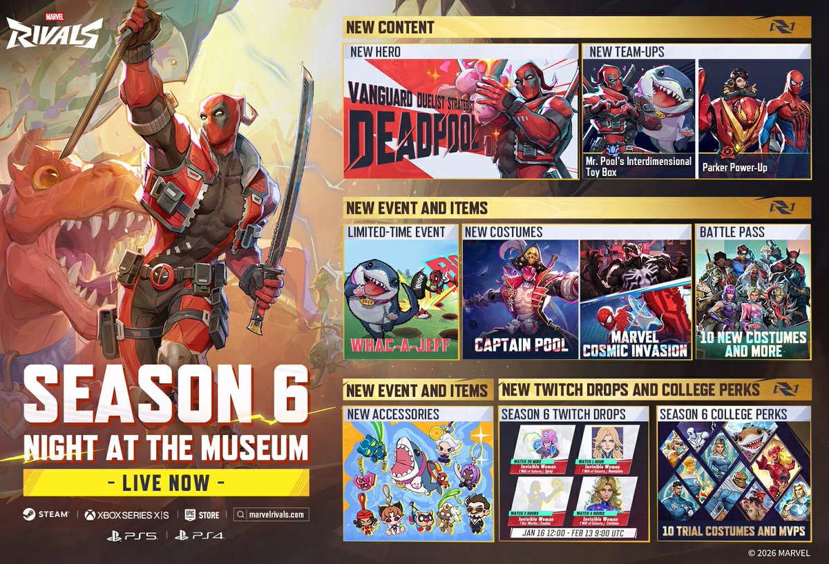 🔥 Season 6 is now LIVE