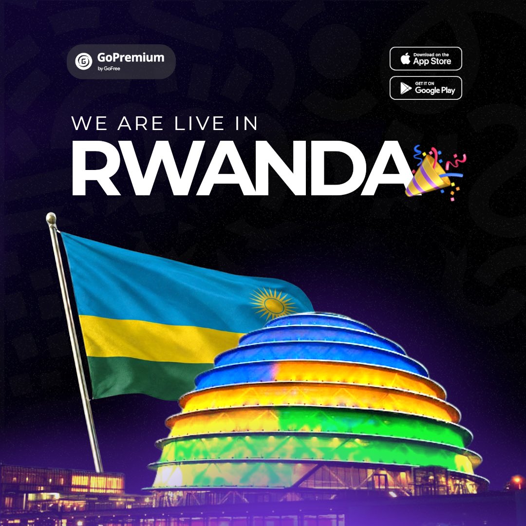 GoPremium is now live in rwanda! 

Users in Rwanda can now:

1. Send money from rwanda to america, canada, europe

2. Withdraw their global usd directly to mobile money wallets or local bank accounts