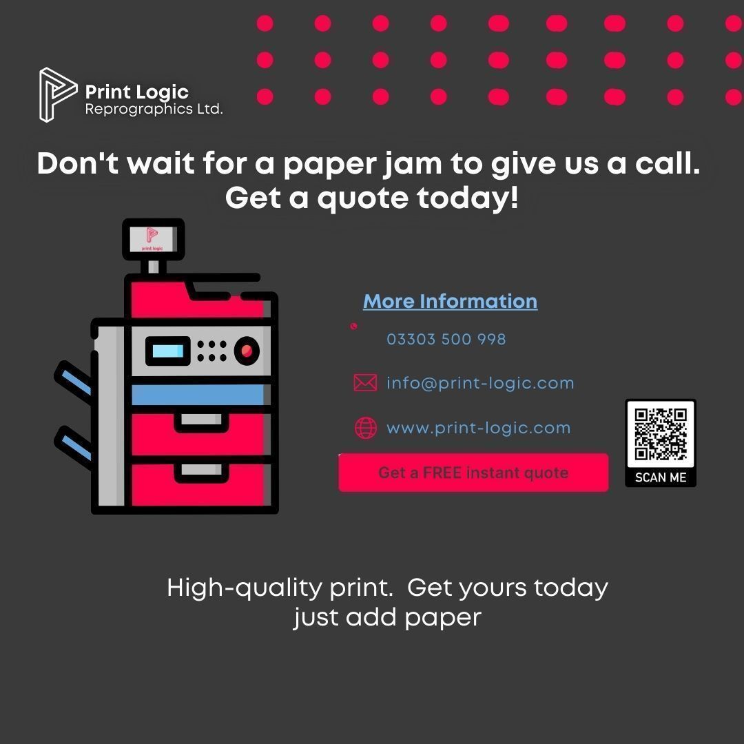 Don’t let a glitch slow down your workday. 🛠️ At Print Logic, we provide proactive support and high-quality printing to keep you productive. Focus on your big ideas while we handle the heavy lifting!

Set up for success: print-logic.com 🚀

#Printlogic#OfficeEfficiency
