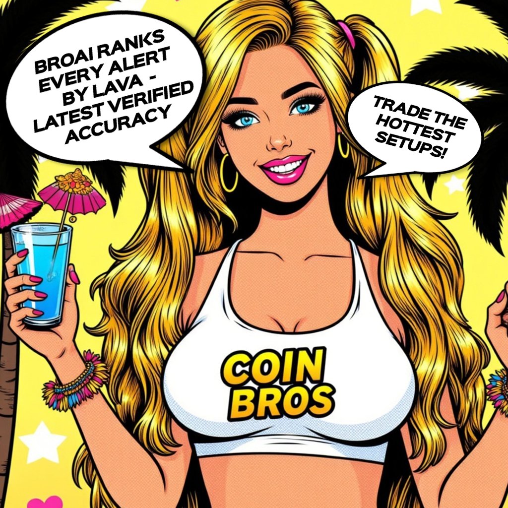 Trade with max confidence, bros! 🔥✊

BroAI ranks every alert by LAVA —
Latest Verified Accuracy = only the HOTTEST setups straight to you! ♨️📲

More about LAVA method: 
coinbros.io/coinbros-litep…

Join the Bros → t.me/CoinBrosOffici…

#CoinBros #BroAI #LAVA