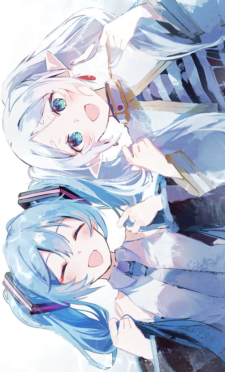 ツインテ一緒~のフリーレンとミク