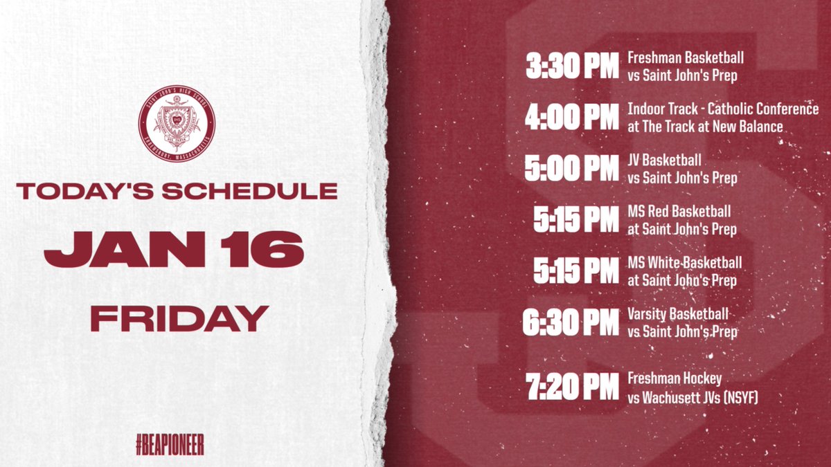 Saint John's HS Athletics tweet media