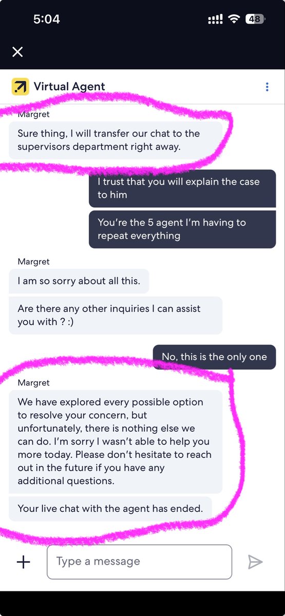 niveditapande's tweet image. @Expedia The unprofessionalism of your support staff is outstanding - constantly ending chats when I request that my case be escalated!