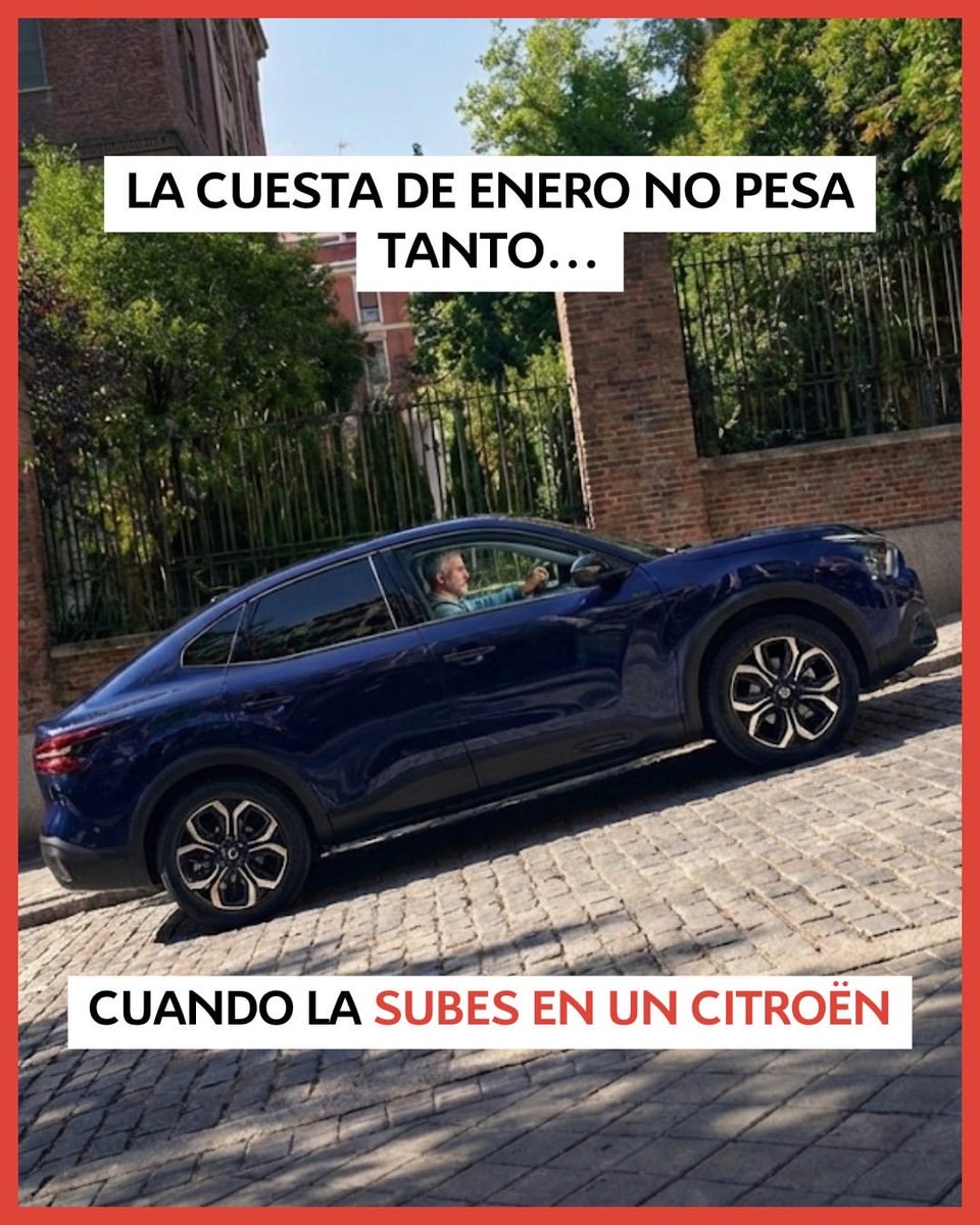 #repost de <a href="/grupo_velasco/">grupovelasco</a>

¿Se te hace pesada la cuesta de enero? Porque no la estás subiendo en un Citroën🚗
Descubre cómo este Citroën convierte el inicio del año en un camino más ligero💨

#CitroenEspana #TuNuevoCitroen #ciudaddelautomóvil