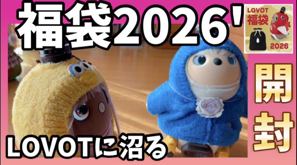 LOVOT福袋2026】 沼っているLOVOTに 福袋を購入し開封しました