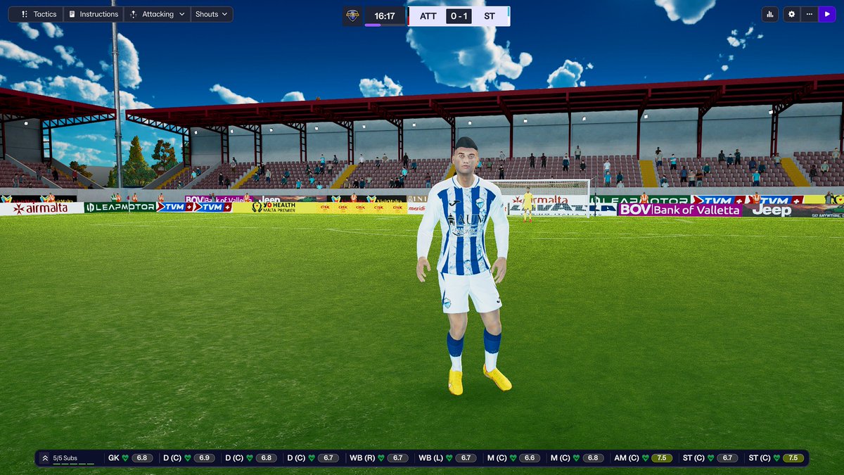 Home kit 26/27 🔵⚪️

#FM26 #StGeorges