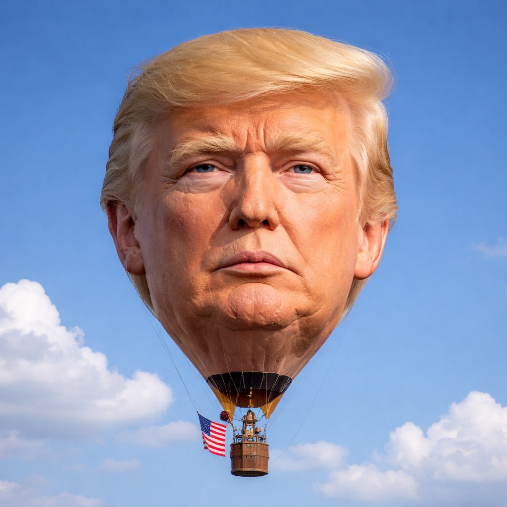 _Kaliido_'s tweet photo. "If Donald Trump continues like this, he'll really end up looking like this... and only giving off hot air. 🎈

#Trump #HotAirTrump #TrumpBalloon #NeverTrump #DumpTrump #TrumpIsAJoke https://t.co/pYGGPRAAk6