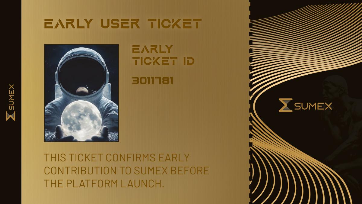 I want to become one of the EARLY BIRDS in <a href="/Sumex_Labs/">SUMEX | Web3 SuperApp</a>!

Only 15,000 roles - and they’re getting claimed fast.

Their first OG-PASS wave was claimed in just one day, I’m not missing this one.

TGE SOOOOOON!

btw - check out my excellent ticket