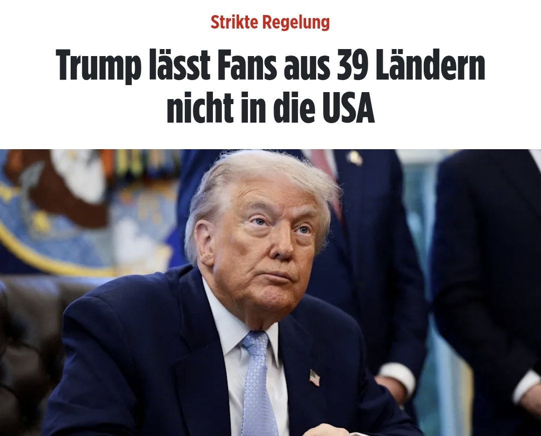 Tja...
Wäre die FIFA nicht selbst ein bis auf die Knochen korruptes Gebilde, würden die jetzt anfangen nach Alternativ- Spielorten zu suchen, außerhalb der USA

Werden Sie nicht🤷