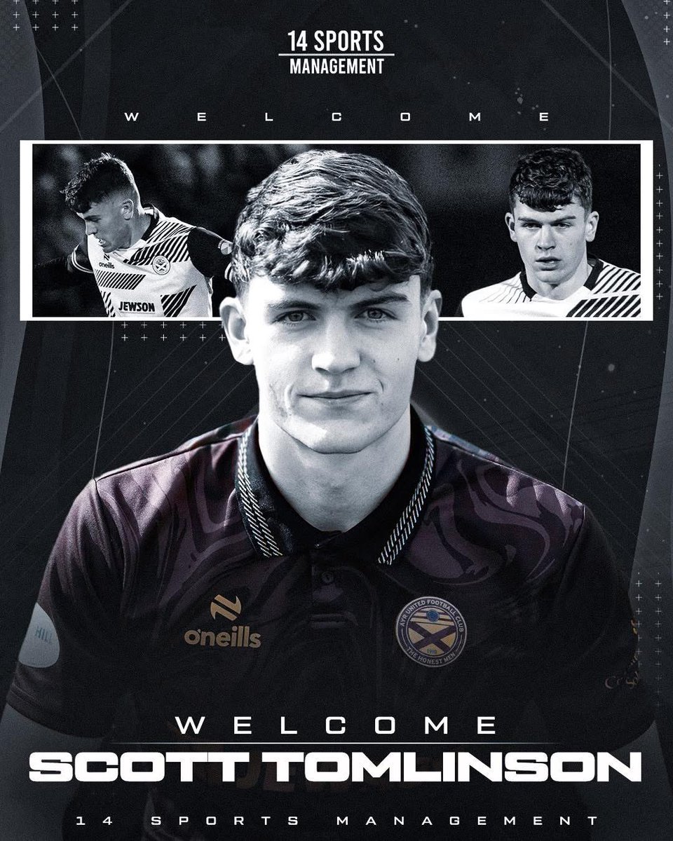 14SM_'s tweet photo. Welcome to 14SM Scott Tomlinson ✍️

We are looking forward to working with Scott on his journey ⚽️ https://t.co/6fMvyGlo3Z