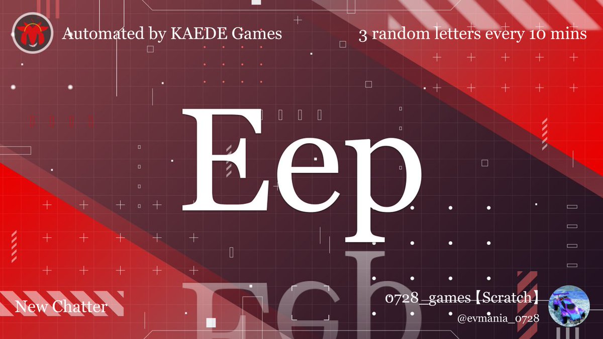 3letter_'s tweet image. Eep