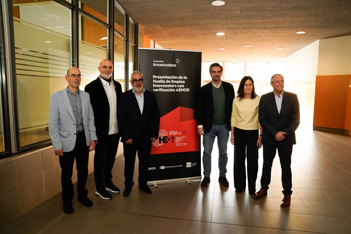 Saber cal é a pegada de emprego dunha empresa é fundamental para o territorio

Grazas polo tanto a <a href="/knowcosters/">Knowcosters</a> e á UDC pola creación da metodoloxía de cálculo acreditada por <a href="/AENOR/">AENOR</a> presentada hoxe, que nos achega aos consumidores a importancia das empresas en materia laboral