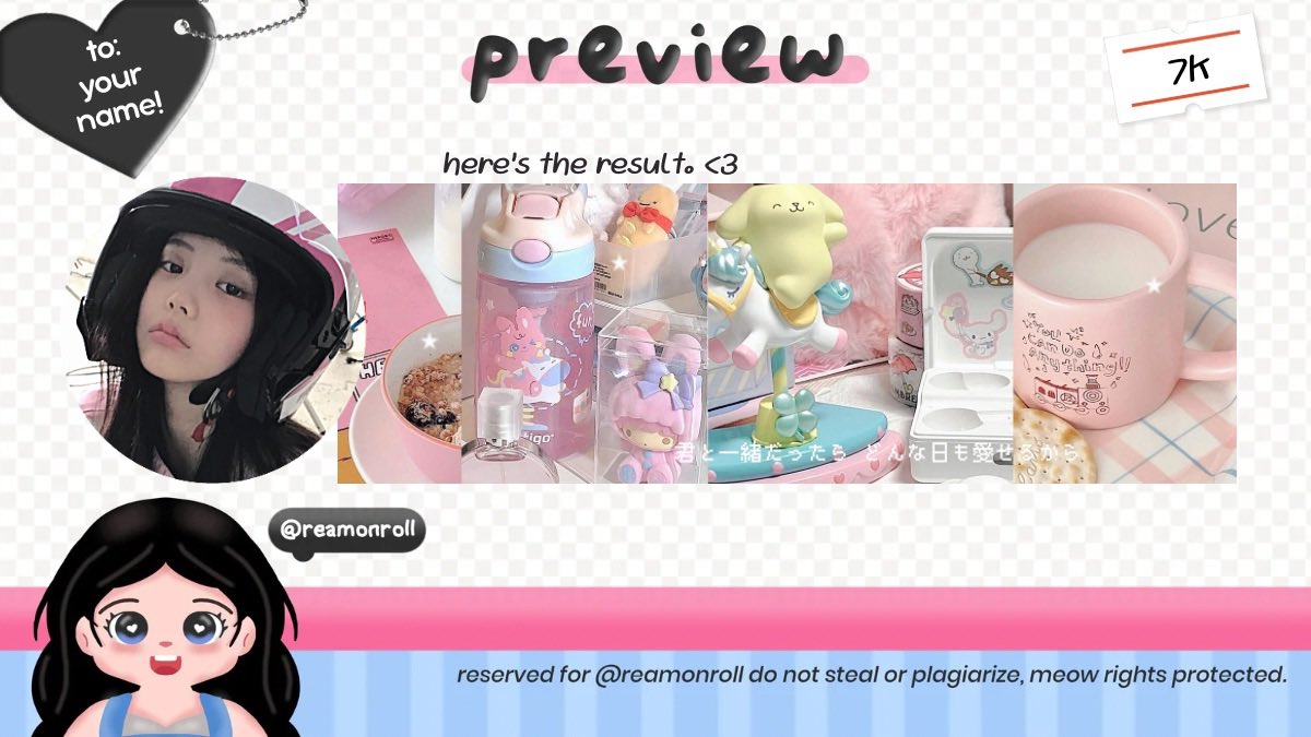 LEQSUI's tweet image. help retweet iaa!

aku ada layout ready stock rs ian, moka, ana, wonhee, carmen, wonyoung, stella, keonho, dan juhoon. harga tertera sudah incl retext yaa. yuk jajankk!

#zonauang #zonaba