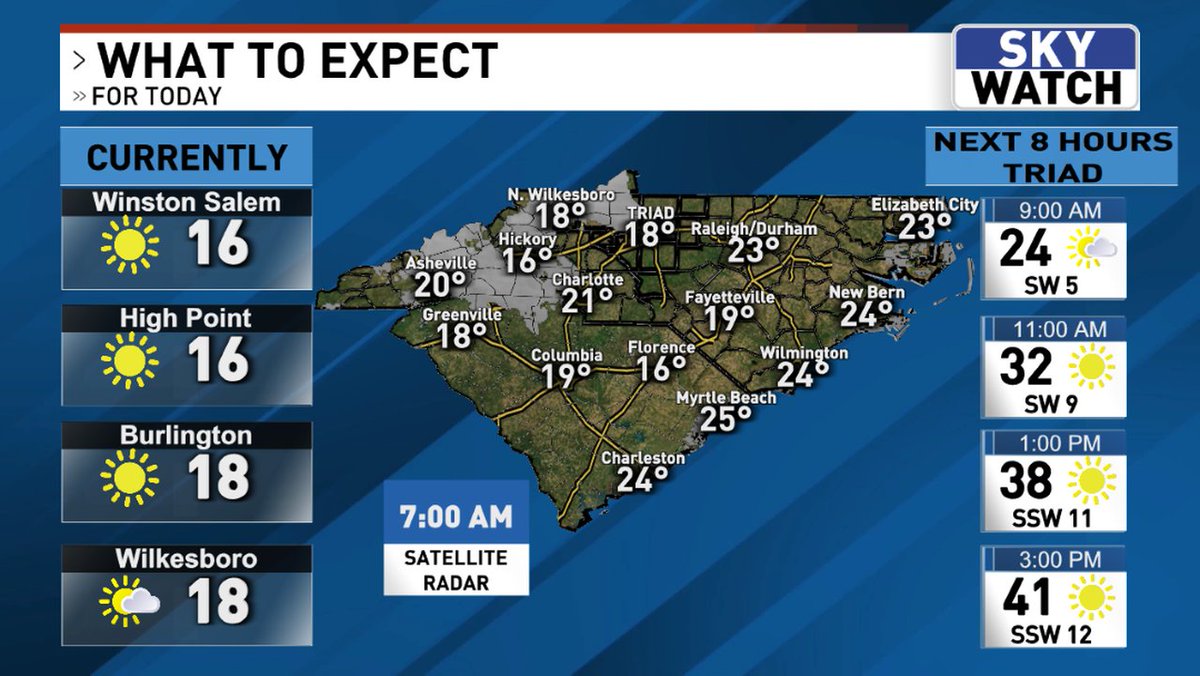 JonathanWeant's tweet image. Good morning, here's a look at what's currently going on across the area and what to expect over the next 8 hours.