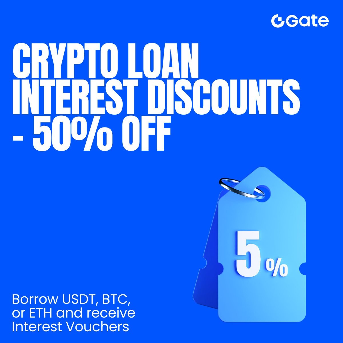 Unlock 50% off your crypto loan interest! For a limited time, borrow $USDT,  $BTC, or $ETH and get a 50% interest voucher. Offer ends Jan 30. ⏳ Details:  https://t.co/ZBkMUtzFrc