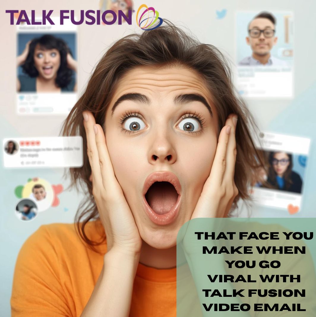 TalkFusion's tweet image. That face you make when your Video Email goes VIRAL… 😏📧🔥
 and suddenly everyone wants your secrets 👀✨

It’s not just us shattering records and making history in over 200 countries 🌍🏆

Our Promoters and Customers are doing it too 🙌

They’re sharing real moments ❤️,…