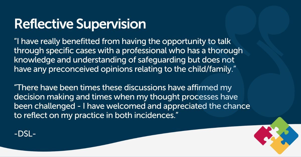 Our Reflective Supervision Programme helps DSLs and safeguarding teams build confidence, manage emotional demands, and handle complex cases. Get in touch to find out more!

📧 admin@safeguardingsupport.com | 📞 01274 752299

#SafeguardingSimplified #ReflectivePractice #Education