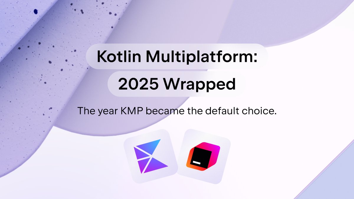 2025 was a standout year for Kotlin Multiplatform — now powering apps for millions worldwide.

📈 Adoption in top apps doubled YoY
🎨 81% of devs use Compose Multiplatform
🧰 Solid tooling on macOS, Windows &amp; Linux
✅ Used in production at Google, Duolingo &amp; Douyin

Thread 🧵👇