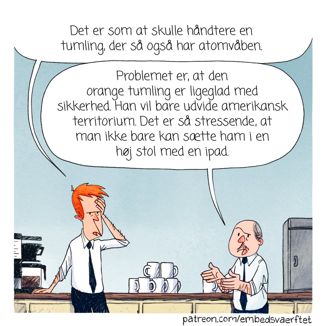 Vi må holde arbejdsgruppen på sporet. Vores bedste chance lige nu er at få amerikanerne til at rende rundt som Asterix og Obelix i Det Skøre Hus #dkpol