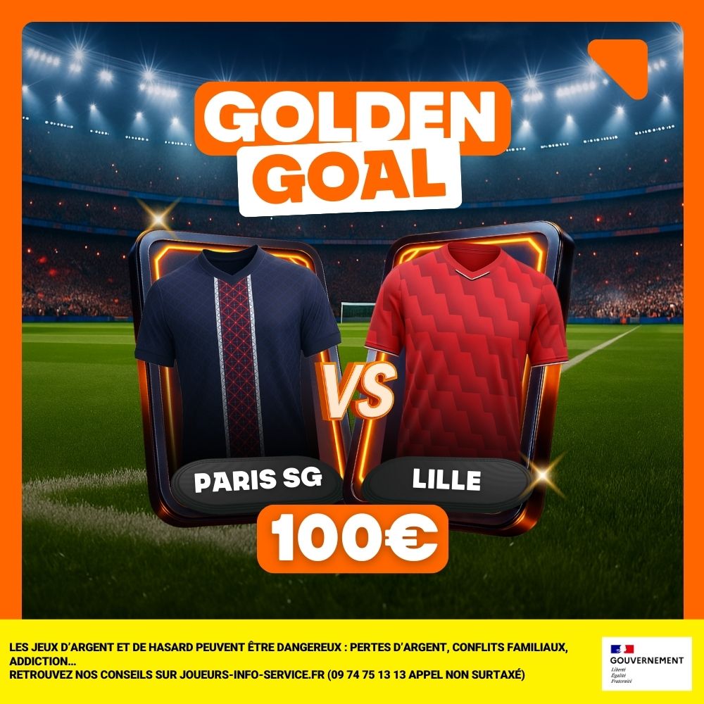 🎁 GOLDEN GOAL 100€  PSG – Lille 
10 x 10€ de Betboost à gagner !!
Devine le nombre de buts dans le match ⚽️
⏳21h00 
Like ❤️ et RT 🔁 ce post

#GoldenGoal #jeuconcours #PSGLOSC