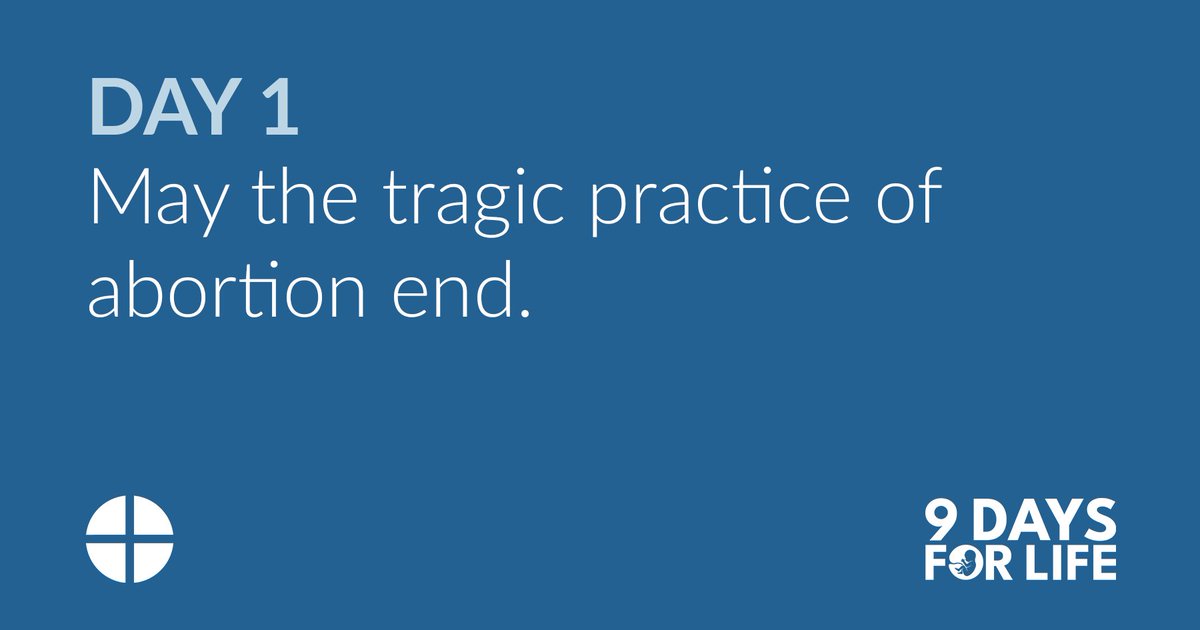 USCCB's tweet image. #9DaysforLife starts today! Join us in this novena for the protection of human life. Today's prayers: ow.ly/qrW950XXIyM.