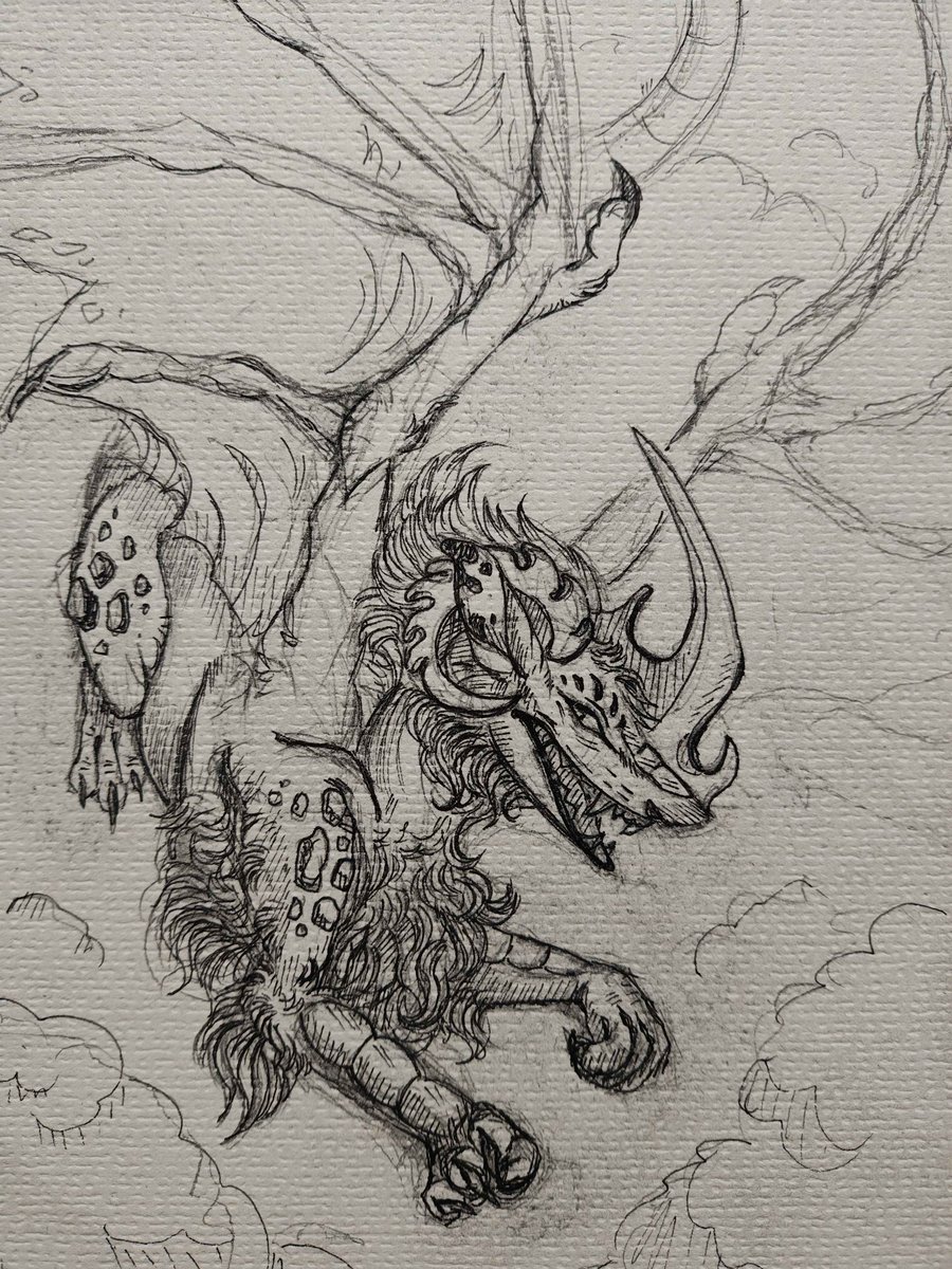 Vul, Vul, Vul!

#dragon #traditionalart #sketch