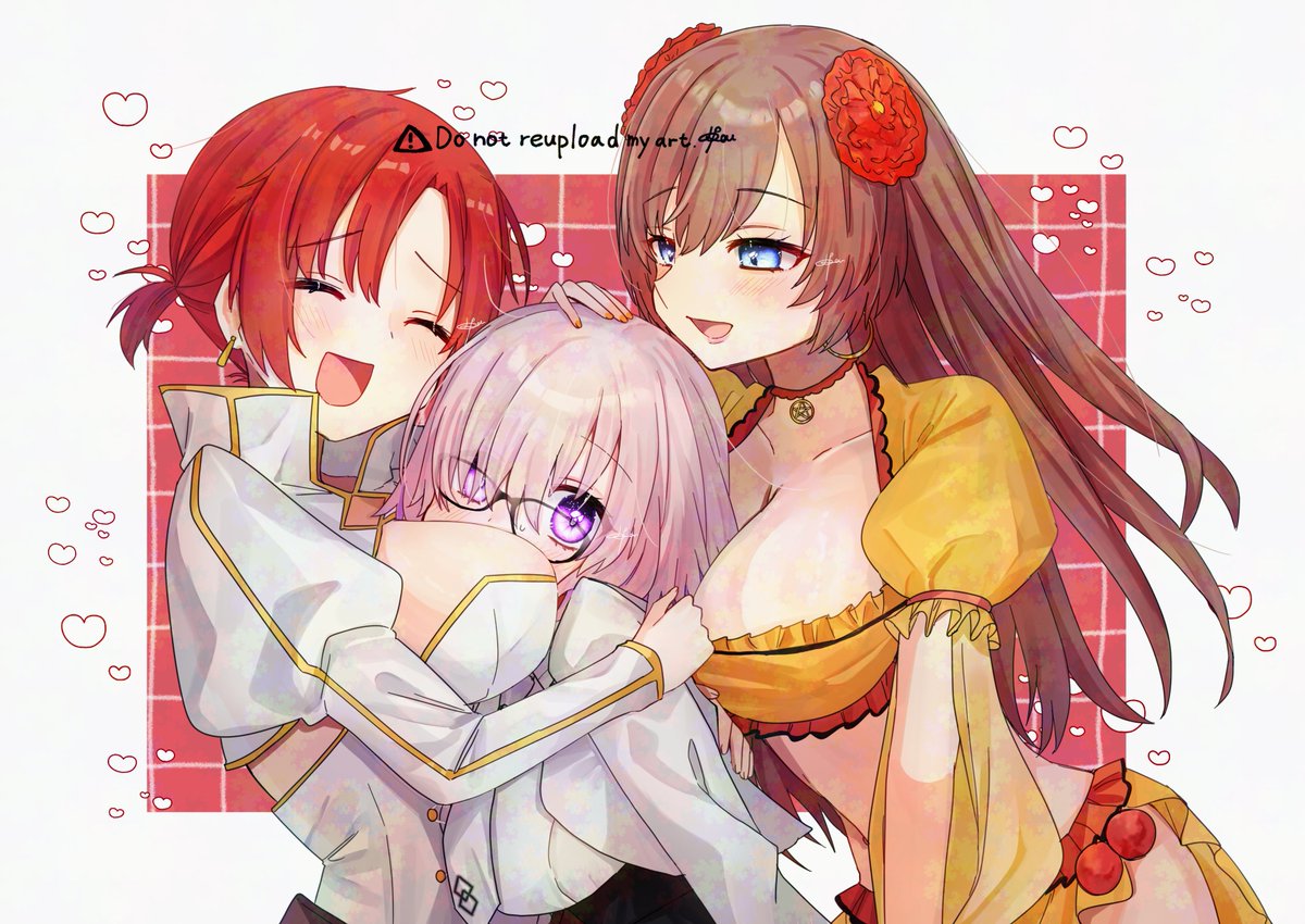 0331haru's tweet image. 年上のお姉さんに可愛がられてるマシュが見たい ＃FGO